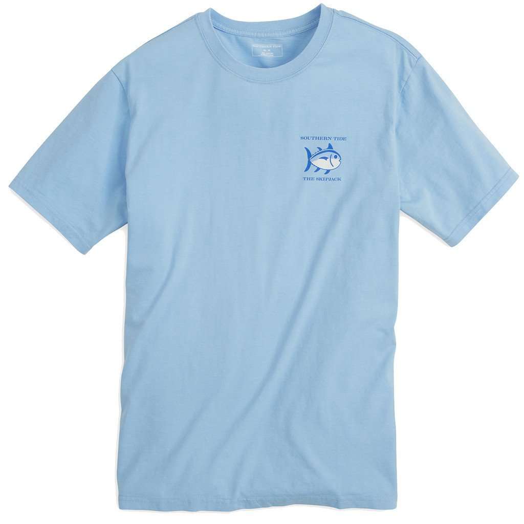 Original Skipjack Tee Shirt in Ocean Channel by Southern Tide - Country Club Prep
