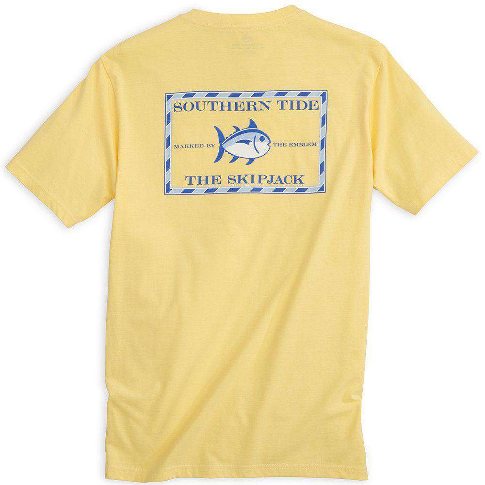 Original Skipjack Tee Shirt in Pineapple by Southern Tide - Country Club Prep