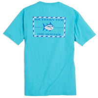 Original Skipjack Tee Shirt in Scuba Blue by Southern Tide - Country Club Prep