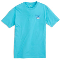 Original Skipjack Tee Shirt in Scuba Blue by Southern Tide - Country Club Prep