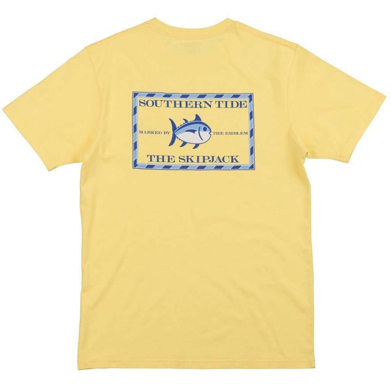 Original Skipjack Tee Shirt in Sunshine by Southern Tide - Country Club Prep