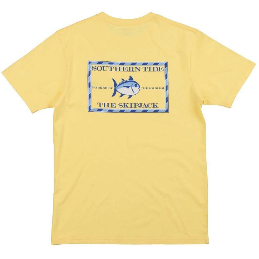 Original Skipjack Tee Shirt in Sunburst by Southern Tide main image 1