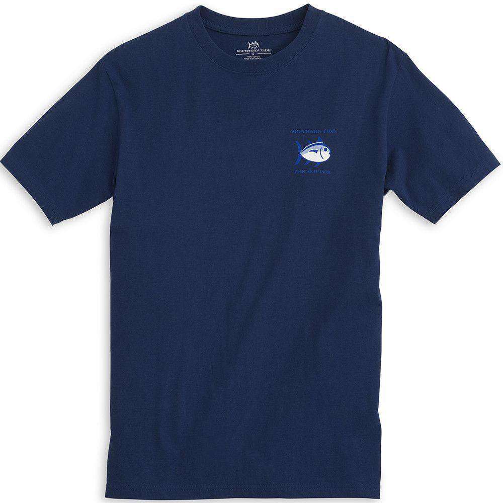 Original Skipjack Tee Shirt in Yacht Blue by Southern Tide - Country Club Prep