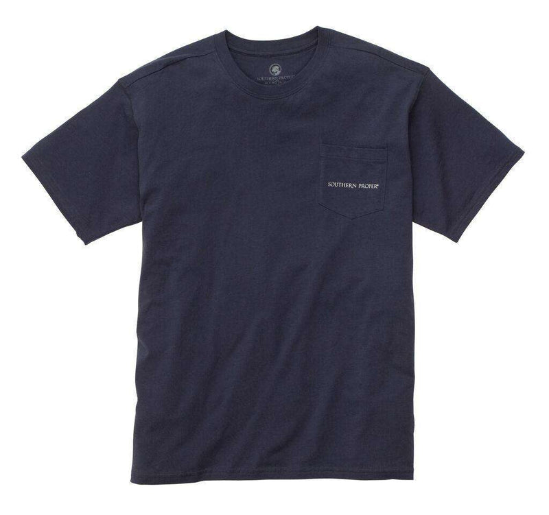 Southern Proper Our Roots Tee in Navy – Country Club Prep