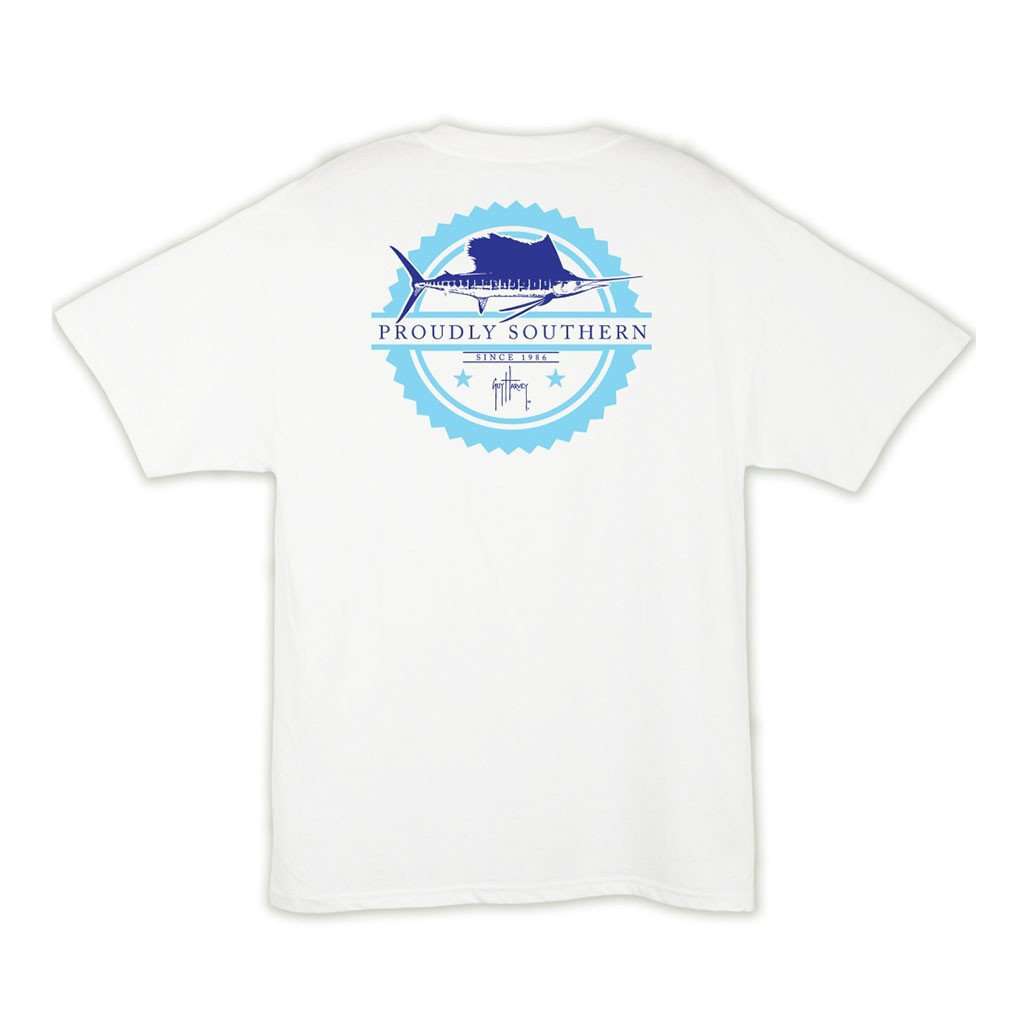 Outlaw T-Shirt in White by Guy Harvey - Country Club Prep