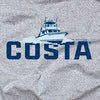 Pacific Boat Short Sleeve Tee in Grey by Costa Del Mar - Country Club Prep