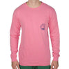 Paddler Long Sleeve Tee Shirt in Crunchberry by Waters Bluff - Country Club Prep