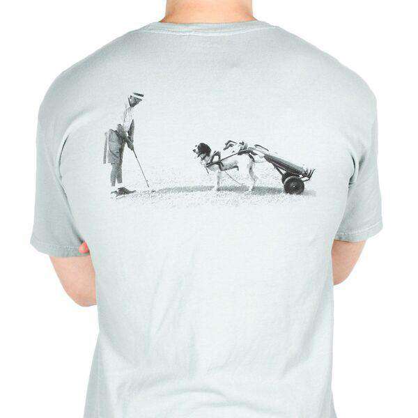 Pappy and Thunder Tee in Grey by Pappy Van Winkle - Country Club Prep