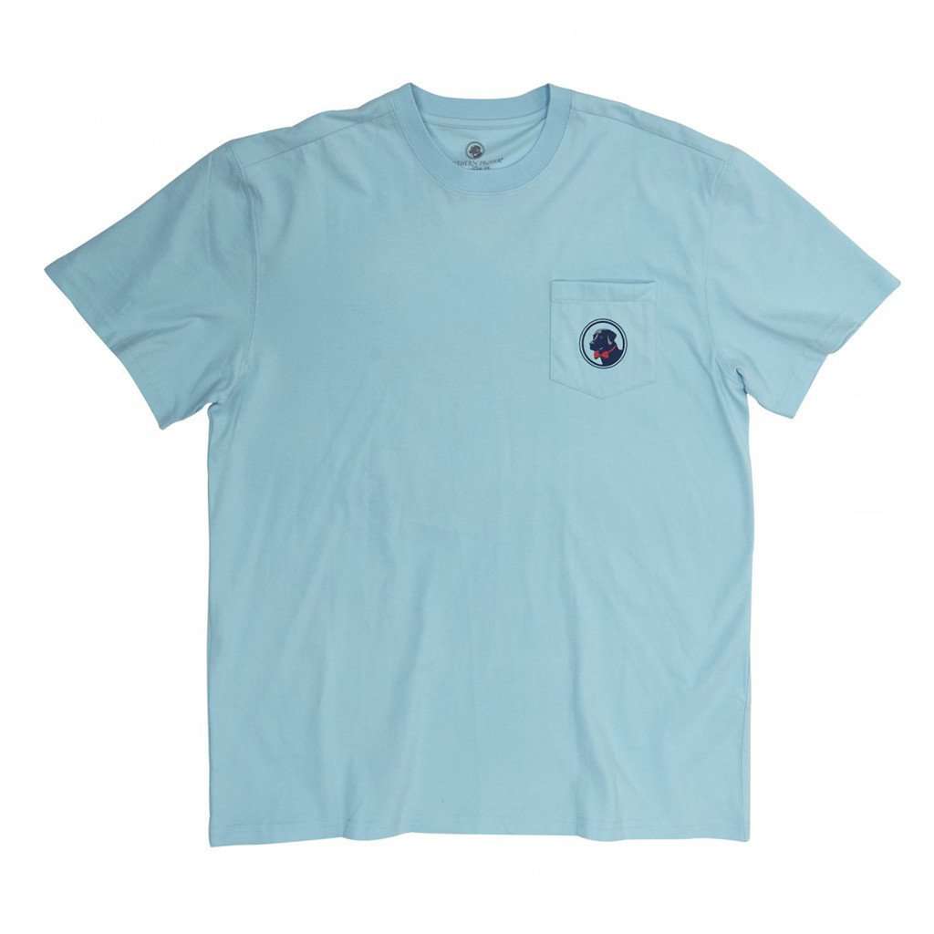 Party Animal Tee in Pool Blue by Southern Proper - Country Club Prep