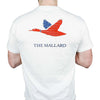 Patriotic Mallard Logo Tee in White by The Mallard - Country Club Prep
