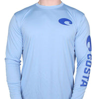 Performance Core Long Sleeve T-Shirt in Carolina Blue by Costa Del Mar - Country Club Prep