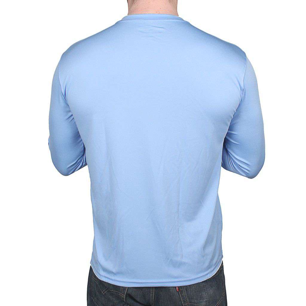 Performance Core Long Sleeve T-Shirt in Carolina Blue by Costa Del Mar - Country Club Prep