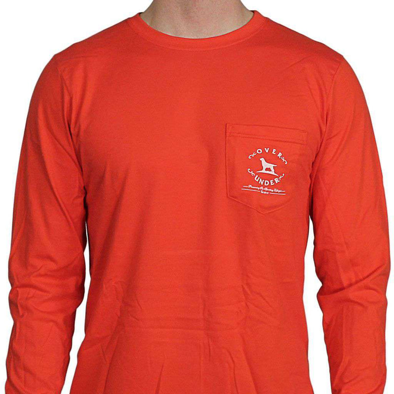 Pheasant Long Sleeve Tee in Regatta Red by Over Under Clothing - Country Club Prep