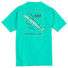 Predator Series Barracuda Tee Shirt in Tropical Palm by Southern Tide - Country Club Prep