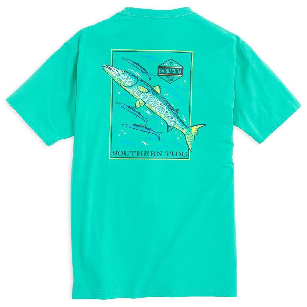 Predator Series Barracuda Tee Shirt in Tropical Palm by Southern Tide - Country Club Prep