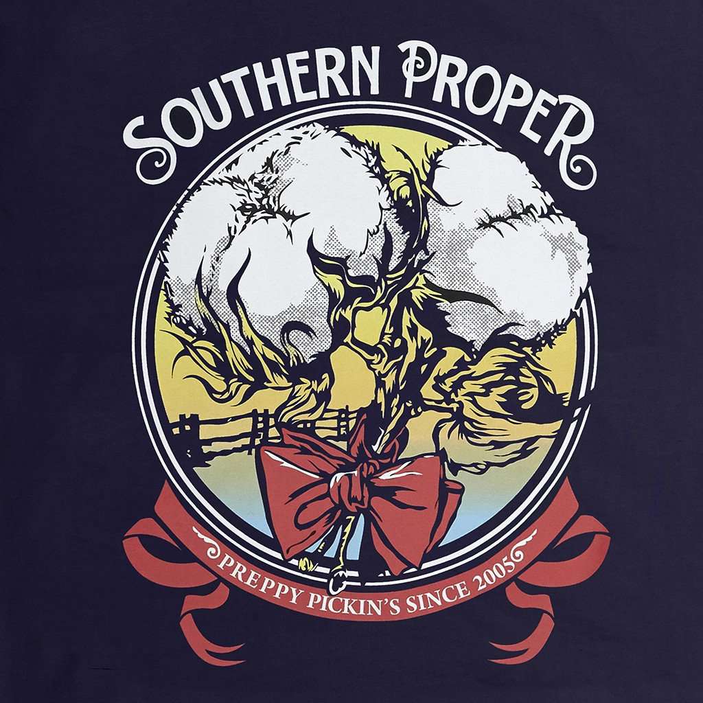 Preppy Pickins Tee in Navy by Southern Proper - Country Club Prep