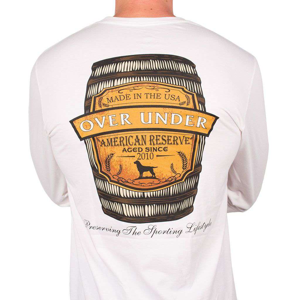 Prohibition Long Sleeve Tee in White by Over Under Clothing - Country Club Prep