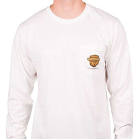 Prohibition Long Sleeve Tee in White by Over Under Clothing - Country Club Prep