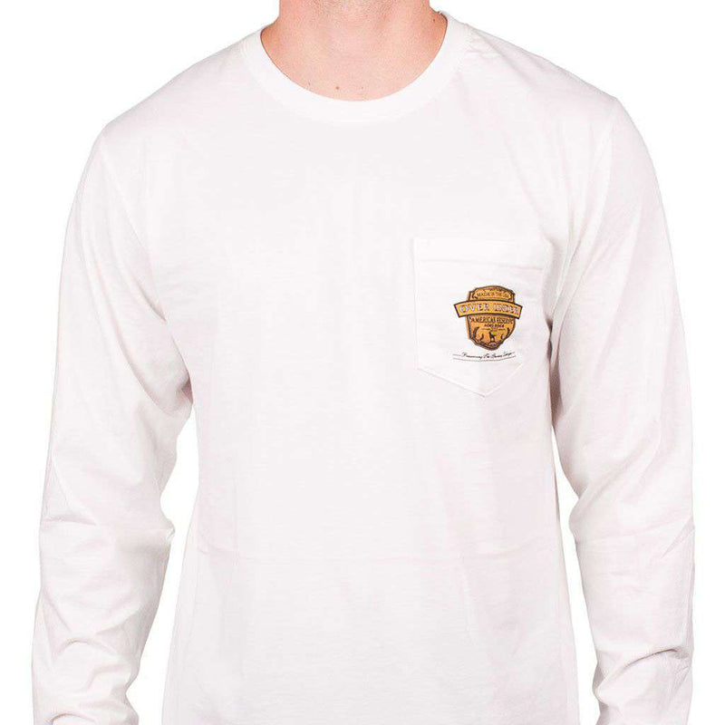 Prohibition Long Sleeve Tee in White by Over Under Clothing - Country Club Prep