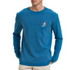 Radiant Long Sleeve Tee in Cove by Johnnie-O - Country Club Prep