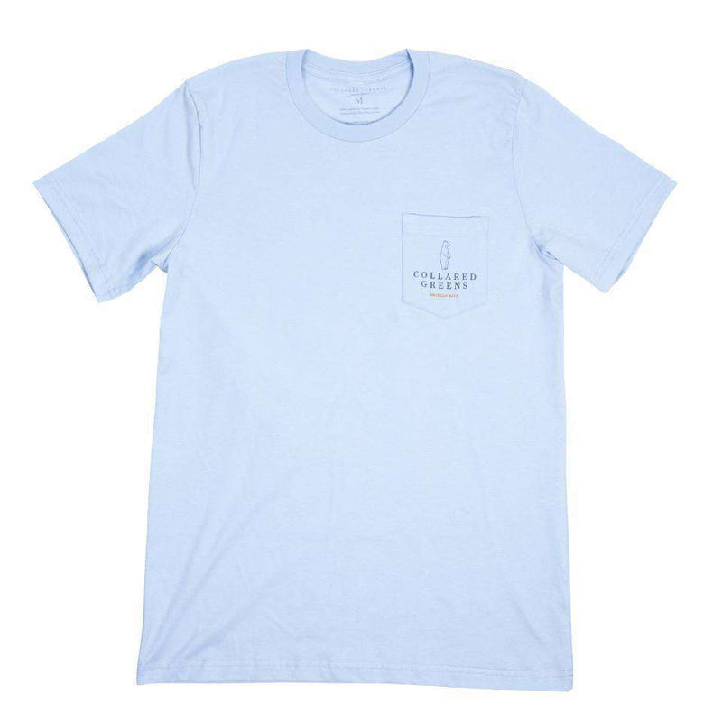 Rainbow Trout Tee in Carolina Blue by Collared Greens - Country Club Prep