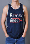 Reagan Bush '84 Tank Top in Navy by Rowdy Gentleman - Country Club Prep