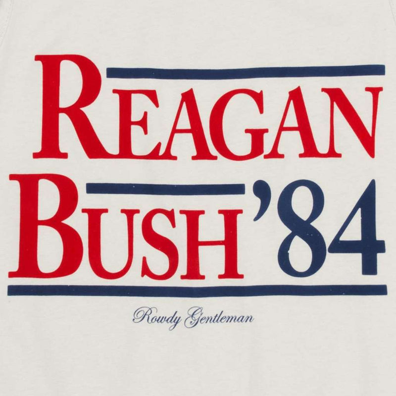 Reagan Bush '84 Tank Top in Sand by Rowdy Gentleman - Country Club Prep