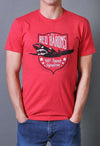 Red Barons Vintage Tee in Red by Rowdy Gentleman - Country Club Prep