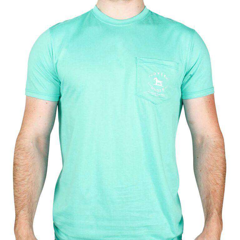 Red Dawn Tee in Seafoam Green by Over Under Clothing - Country Club Prep