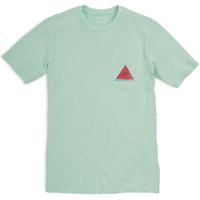 Red Right Return Pocket Tee in Sea Foam Green by Southern Tide - Country Club Prep