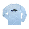 Redfish Long Sleeve Sun Shirt in Carolina Blue by YETI - Country Club Prep