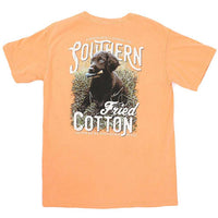 Reed Dog Tee Shirt in Melon by Southern Fried Cotton - Country Club Prep