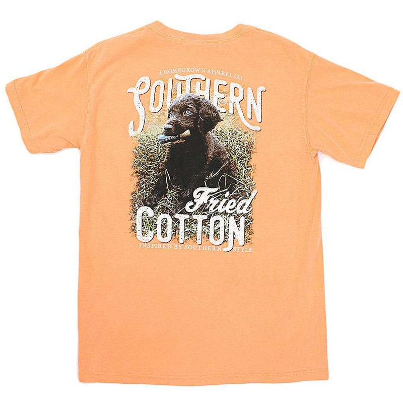 Reed Dog Tee Shirt in Melon by Southern Fried Cotton - Country Club Prep