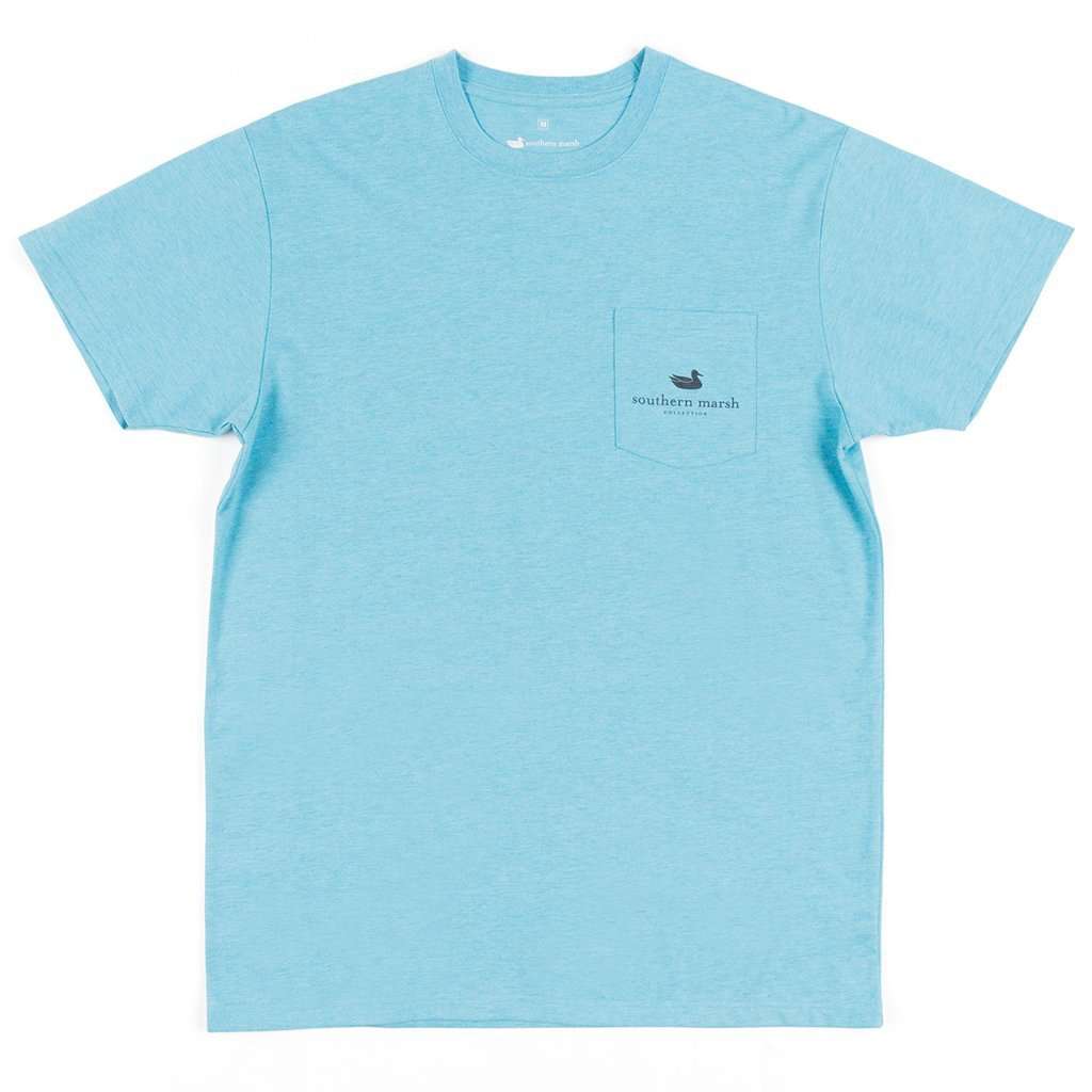 Relax and Explore - Canoe Tee in Washed Barbados by Southern Marsh - Country Club Prep