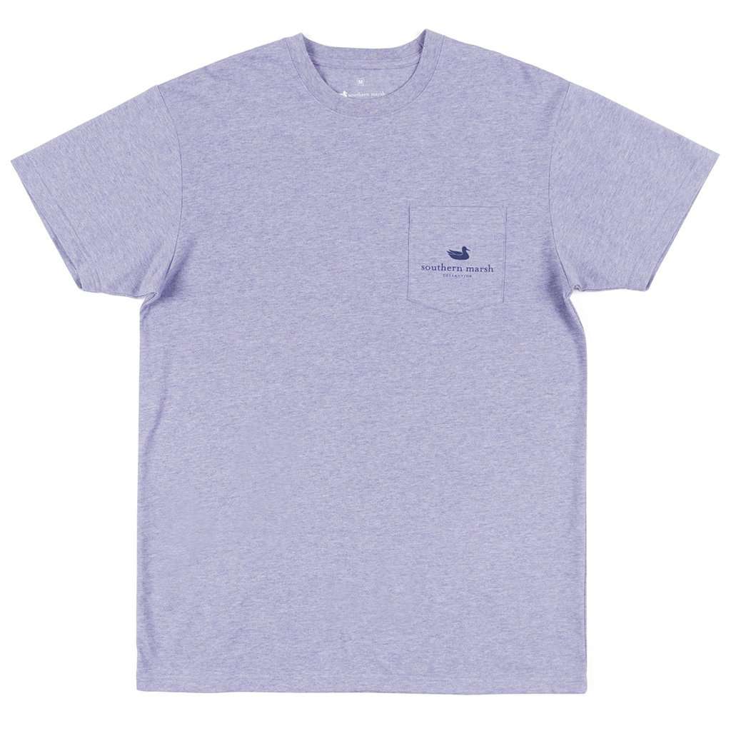 Relax and Explore - Trail Tee in Washed Berry by Southern Marsh - Country Club Prep