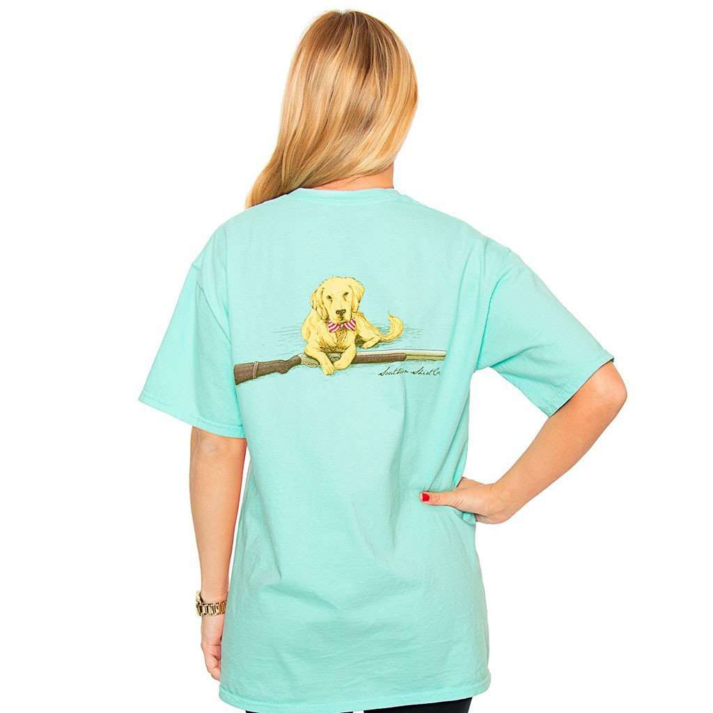 Retriever Tee in Ocean Blue by The Southern Shirt Co. - Country Club Prep