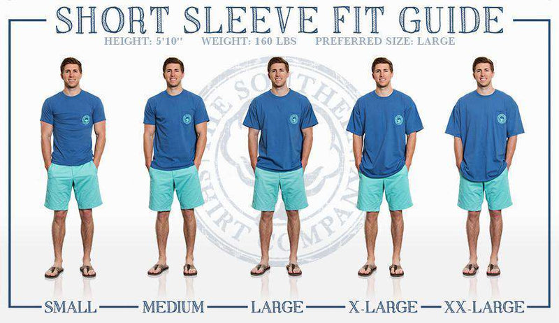 Retriever Tee in Ocean Blue by The Southern Shirt Co. - Country Club Prep