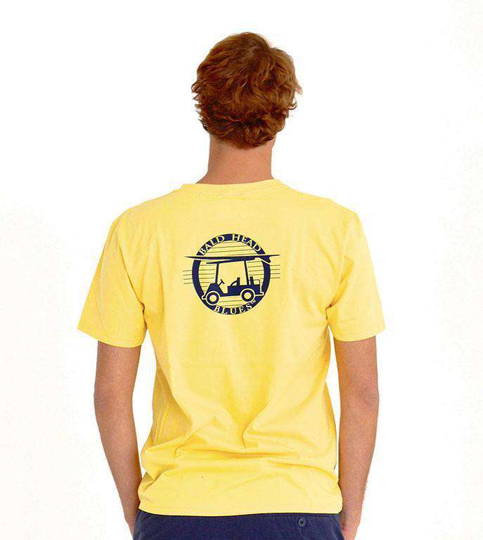 Retro Tee in Sunshine Yellow by Bald Head Blues - Country Club Prep
