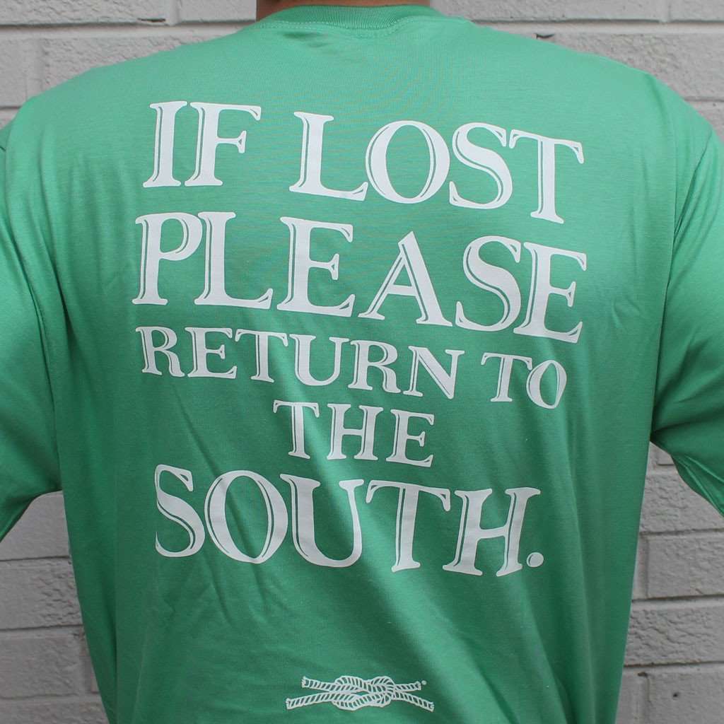 Return to the South Pocket Tee in Green by Knot Clothing & Belt Co. - Country Club Prep