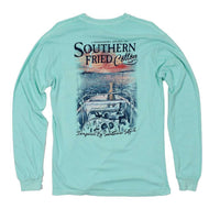 Ridin' On a Breeze Long Sleeve Tee in Mason Jar by Southern Fried Cotton - Country Club Prep