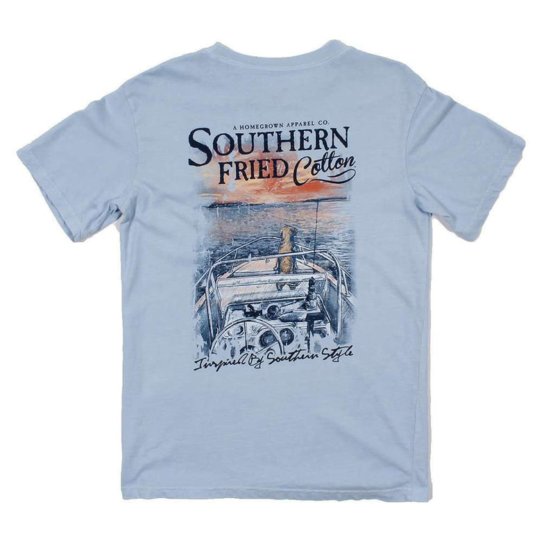 Ridin' On a Breeze Tee in Southern Sky by Southern Fried Cotton - Country Club Prep