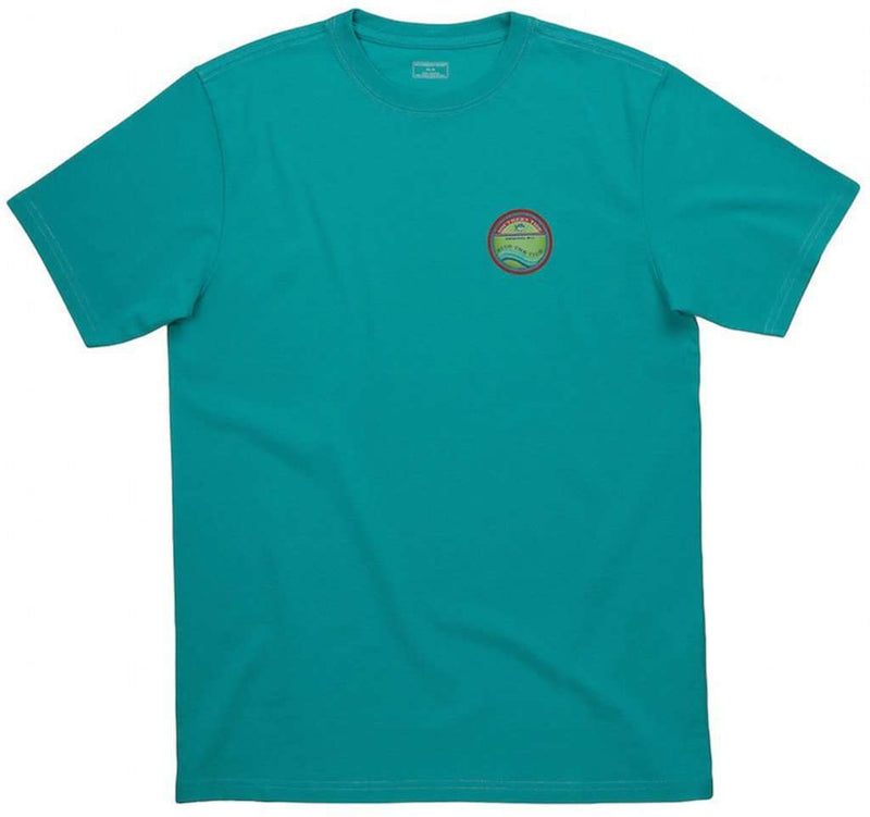 Riptide Tee Shirt in Haint Blue by Southern Tide - Country Club Prep