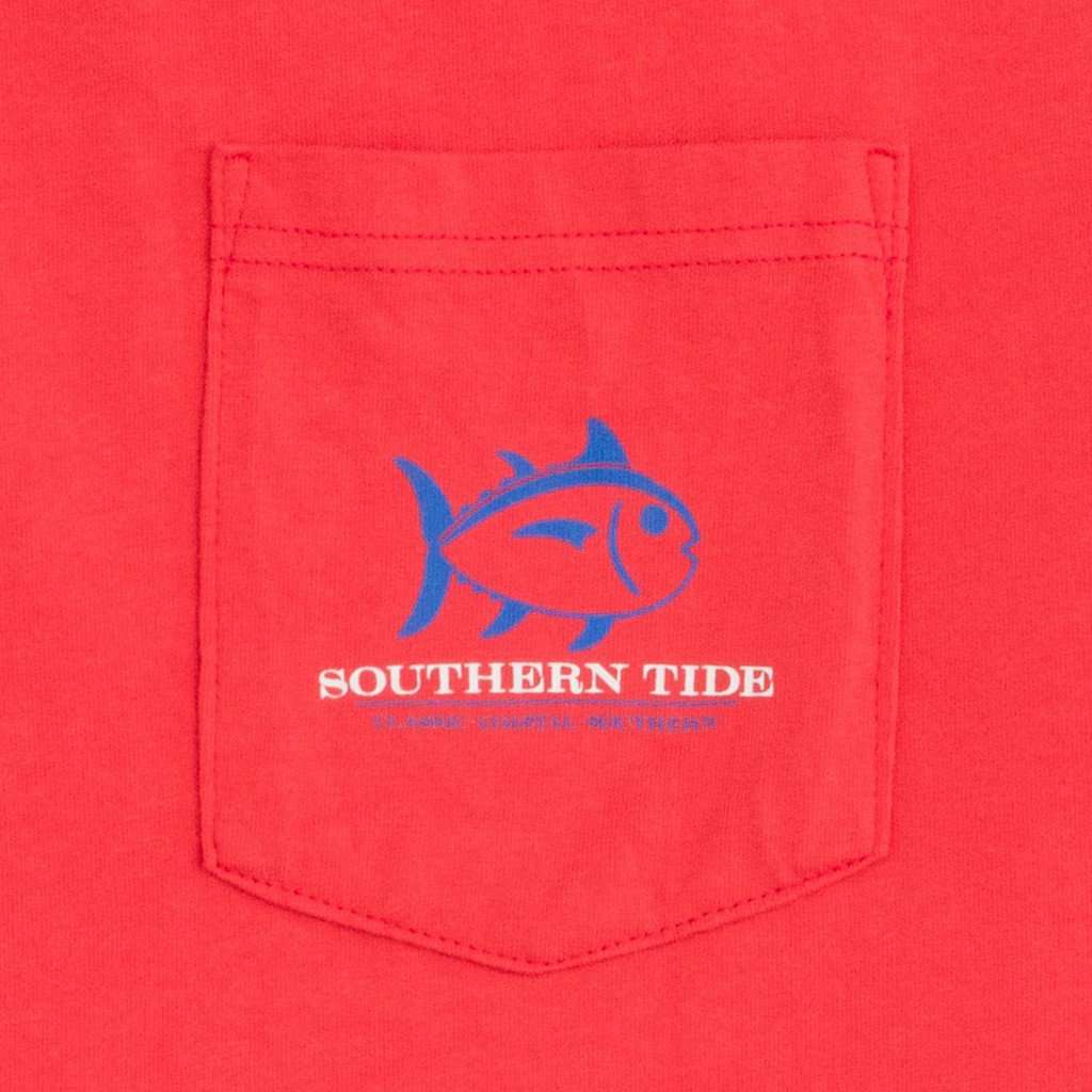 Rising Skipjack Tee in Fire Red by Southern Tide - Country Club Prep