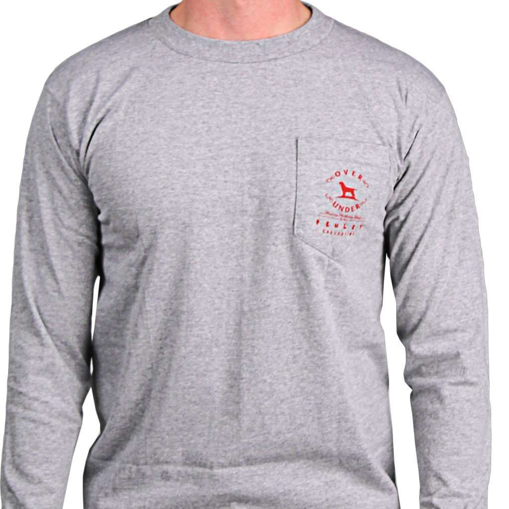 Robert E. Lee Long Sleeve Tee in Grey by Over Under Clothing - Country Club Prep