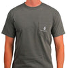 Rocker and Hound Tee in Tumbleweed Grey by Fripp & Folly - Country Club Prep