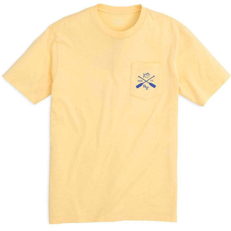 Rocky Shores Tee Shirt in Pineapple by Southern Tide - Country Club Prep
