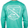 Rod & Gun Collection Long Sleeve Tee in Teal by Over Under Clothing - Country Club Prep