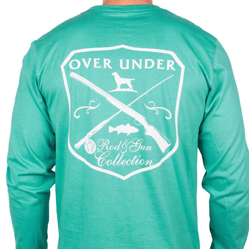 Rod & Gun Collection Long Sleeve Tee in Teal by Over Under Clothing - Country Club Prep