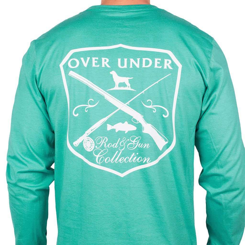 Over Under Clothing Rod & Gun Collection Long Sleeve Tee in Teal ...