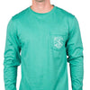 Rod & Gun Collection Long Sleeve Tee in Teal by Over Under Clothing - Country Club Prep